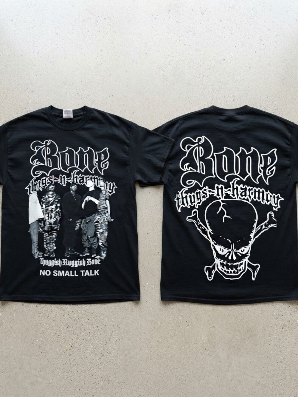 Bone Thugs-N-Harmony Thuggish Ruggish Bone Black T-Shirt S-4XL